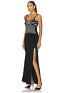 view 2 of 4 The Ophelia Gown in Blk Alab Cmb