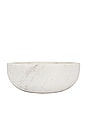 view 1 of 4 Simple Marble Large Bowl in White