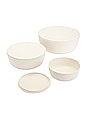view 3 of 4 Essential Lidded Bowls in Ivory