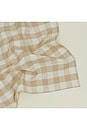 view 4 of 4 Essential Gingham Napkins Set Of 4 in Ivory & Flax
