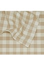 view 3 of 3 Essential Gingham Tablecloth in Ivory & Flax