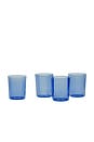 view 1 of 2 Medium Essential Glassware Set Of 4 in Blue