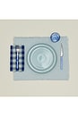 view 2 of 2 Essential Gingham Dinner Napkin in Sky & Blue