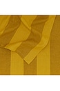 view 4 of 4 Essential Striped Tablecloth in Mustard & Bronze