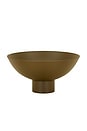 view 1 of 1 Large Essential Footed Bowl in Olive