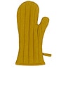 view 1 of 3 Simple Linen Oven Mitt in Mustard