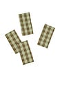 view 1 of 2 Essential Gingham Dinner Napkins Set Of 4 in Sage & Olive