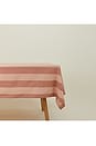 view 2 of 4 Essential Striped Tablecloth in Blush & Terracotta
