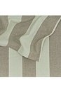 view 4 of 4 Essential Striped Tablecloth in Sage & Olive