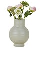 view 1 of 2 Large Essential Ceramic Vase in Light Grey