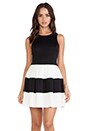 view 1 of 4 Miss Totally Dress in Black & White