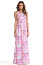 view 1 of 5 Ivory Gate Maxi Dress in Petal Print