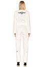 view 3 of 3 Neo Noir Boiler Jumpsuit in White