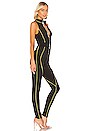 view 2 of 3 Darsha Jumpsuit in Black & Yellow