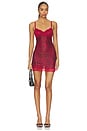 view 1 of 3 VESTIDO CALYPSO MINI in Red Leopard