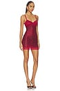 view 2 of 3 VESTIDO CALYPSO MINI in Red Leopard
