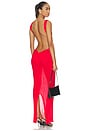 view 3 of 3 VESTIDO LUMINARA in Red