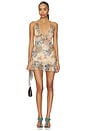 view 1 of 3 Vira Mini Dress in Tan Butterfly