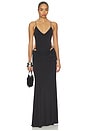 view 1 of 4 ROBE MIRELLE TWO-PIECE MAXI in Black