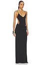 view 2 of 4 ROBE MIRELLE TWO-PIECE MAXI in Black