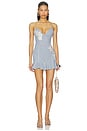view 1 of 4 ROBE JIJI APPLIQUE MINI  in Blue