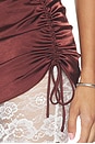 view 5 of 4 Florianne Mini Dress in Chocolate