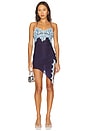 view 1 of 5 Zarina Dress in Blue