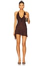 view 1 of 3 Vira Mini Dress in Chocolate