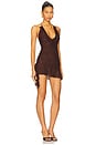 view 2 of 3 Vira Mini Dress in Chocolate