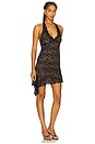 view 2 of 3 Gemma Halter Mini Dress in Black