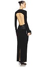 view 3 of 3 CARMINA MAXI ドレス in Black
