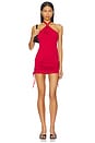 view 1 of 4 VESTIDO ROWAN MINI in Rich Red