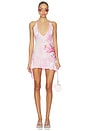 view 1 of 5 VESTIDO VIRA MINI in Pink Lily Ombre