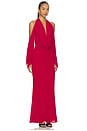 view 2 of 3 Rosanna Maxi Dress in Deep Red