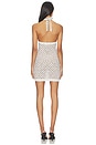 view 3 of 4 VESTIDO GEM MINI in White Polka Dot