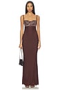 view 1 of 4 Silo Maxi Dress in Chocolate