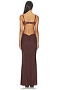 view 3 of 4 Silo Maxi Dress in Chocolate