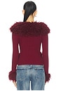 view 3 of 4 BLOUSON CRESSIDA FAUX FUR in Red