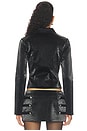 view 5 of 6 IDALIA  ジャケット in Black Croc