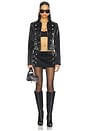 view 6 of 6 IDALIA  ジャケット in Black Croc