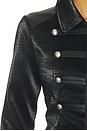 view 7 of 6 IDALIA  ジャケット in Black Croc