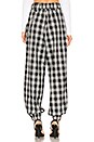 view 3 of 4 Cobain Pant in Black & White Tartan