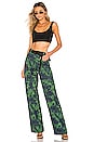 view 4 of 4 Sinead Pant in Green Tiger