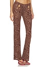 view 2 of 6 PANTALON AMINA in Brown