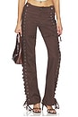 view 1 of 7 PANTALON HOLLY in Brown