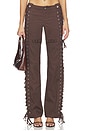 view 2 of 7 PANTALON HOLLY in Brown