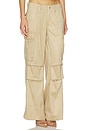 view 2 of 6 PANTALON EFFIE CARGO in Brown