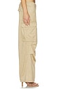 view 3 of 6 PANTALON EFFIE CARGO in Brown
