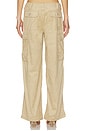 view 4 of 6 PANTALON EFFIE CARGO in Brown