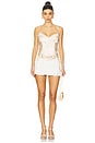 view 5 of 6 Wren Mini Skirt in White
